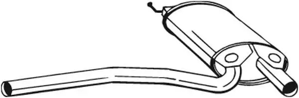 Silencieux central BOSAL 105-165