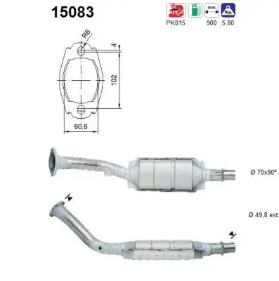 Catalyseur AS  15083