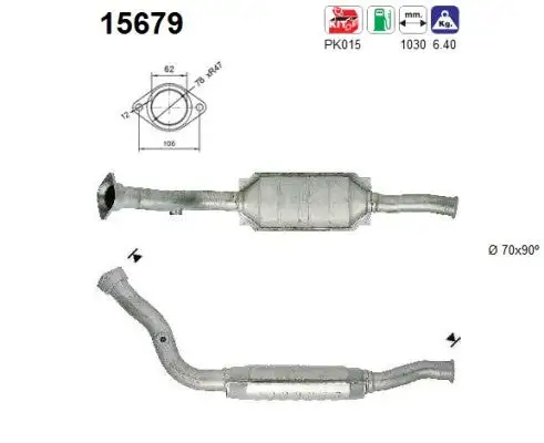Catalyseur AS  15679