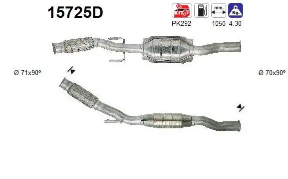 Catalyseur AS  15725D