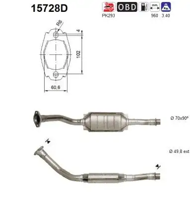 Catalyseur AS  15728D