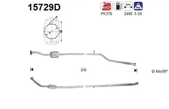 Catalyseur AS  15729D