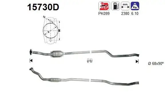 Catalyseur AS  15730D
