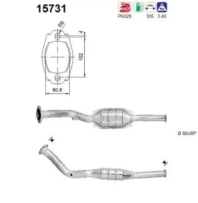 Catalyseur AS  15731
