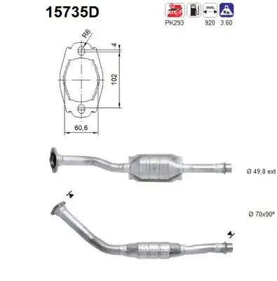 Catalyseur AS  15735D