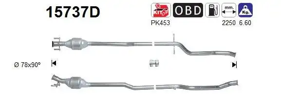 Catalyseur AS  15737D