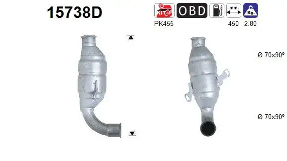 Catalyseur AS  15738D