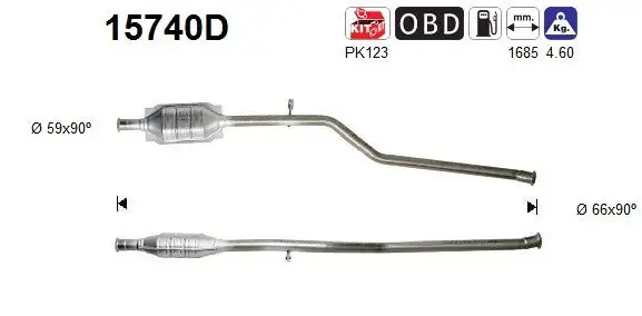 Catalyseur AS  15740D