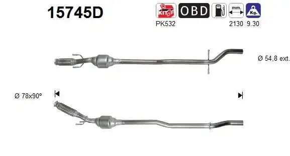 Catalyseur AS  15745D