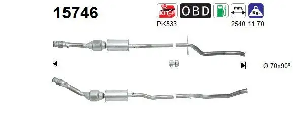Catalyseur AS  15746