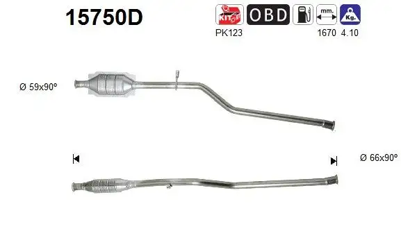 Catalyseur AS  15750D