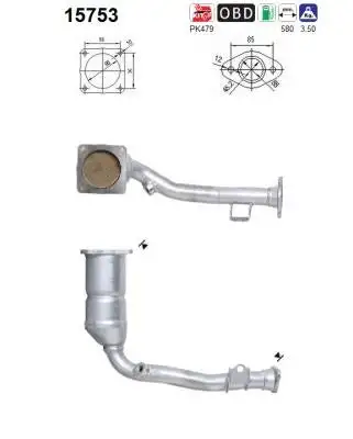 Catalyseur AS  15753