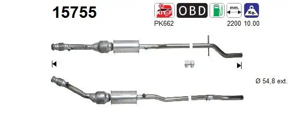 Catalyseur AS  15755