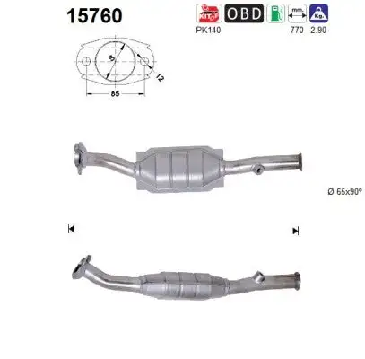 Catalyseur AS  15760