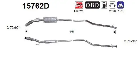 Catalyseur AS  15762D