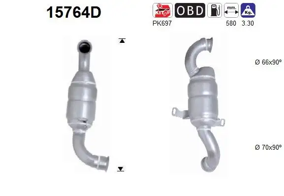 Catalyseur AS  15764D