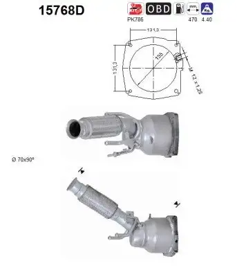 Catalyseur AS  15768D