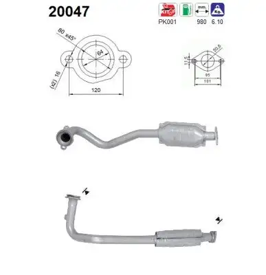 Catalyseur AS  20047