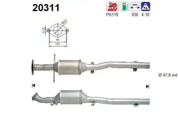 Catalyseur AS  20311