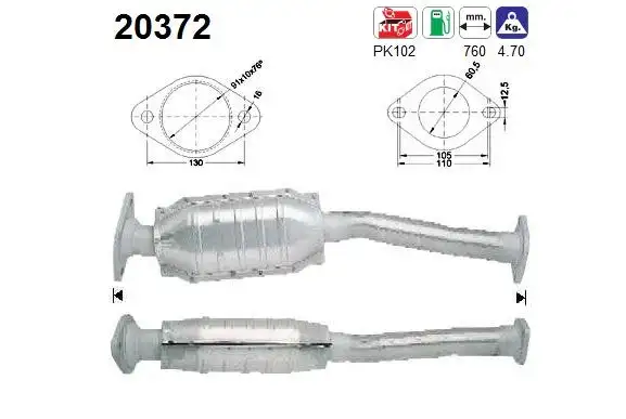 Catalyseur AS  20372