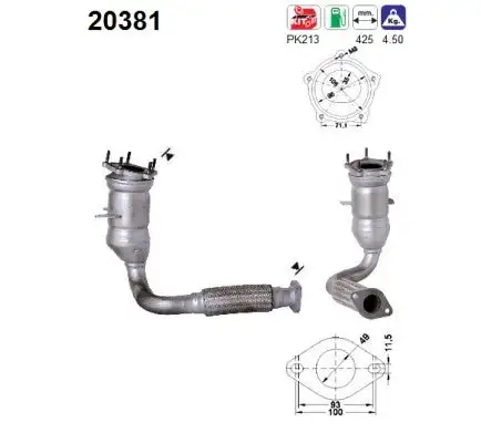 Catalyseur AS  20381