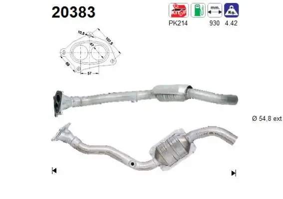 Catalyseur AS  20383