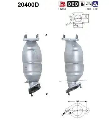 Catalyseur AS  20400D