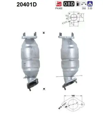 Catalyseur AS  20401D