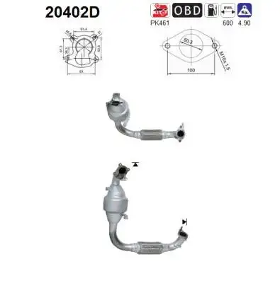 Catalyseur AS  20402D