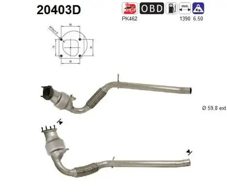 Catalyseur AS  20403D