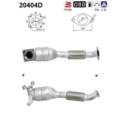Catalyseur AS  20404D