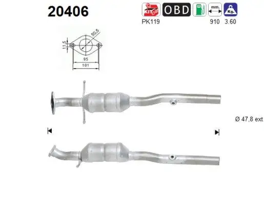 Catalyseur AS  20406