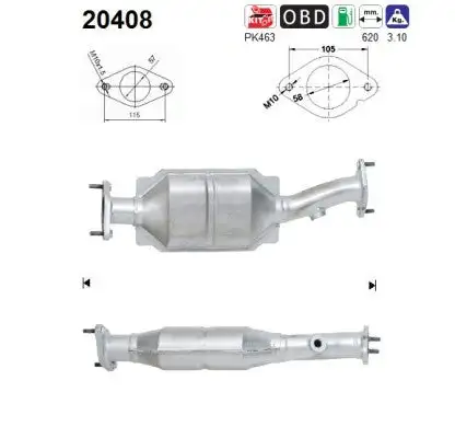 Catalyseur AS  20408