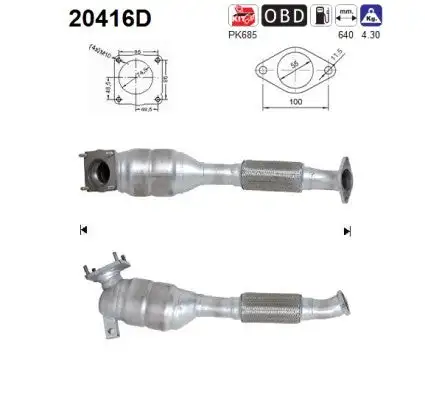 Catalyseur AS  20416D