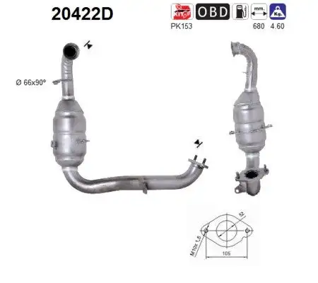 Catalyseur AS  20422D