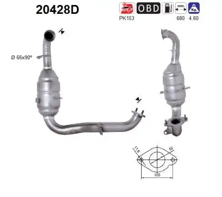 Catalyseur AS  20428D