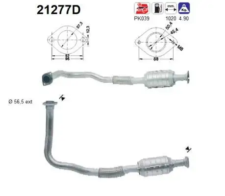 Catalyseur AS  21277D