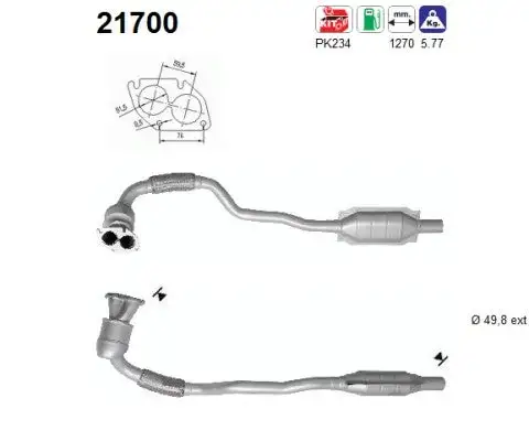 Catalyseur AS  21700