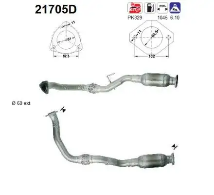 Catalyseur AS  21705D