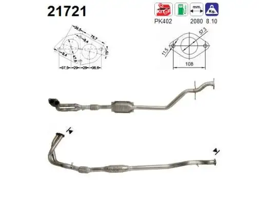 Catalyseur AS  21721