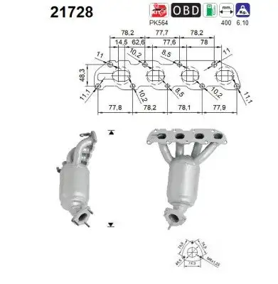 Catalyseur AS  21728