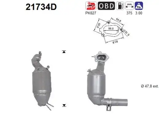 Catalyseur AS  21734D