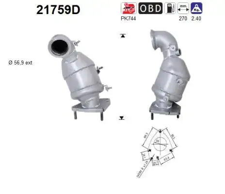 Catalyseur AS  21759D