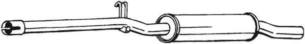Silencieux central BOSAL 233-233
