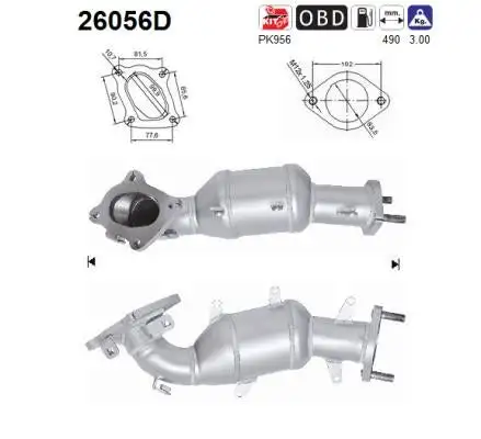 Catalyseur AS  26056D
