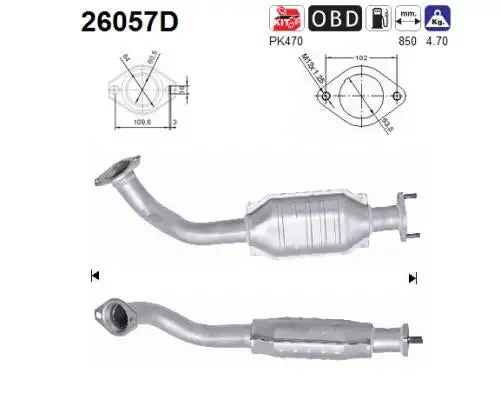 Catalyseur AS  26057D