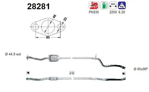 Catalyseur AS  28281
