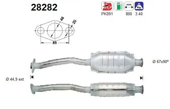 Catalyseur AS  28282