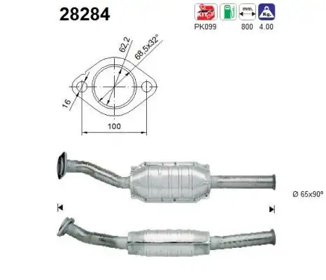 Catalyseur AS  28284