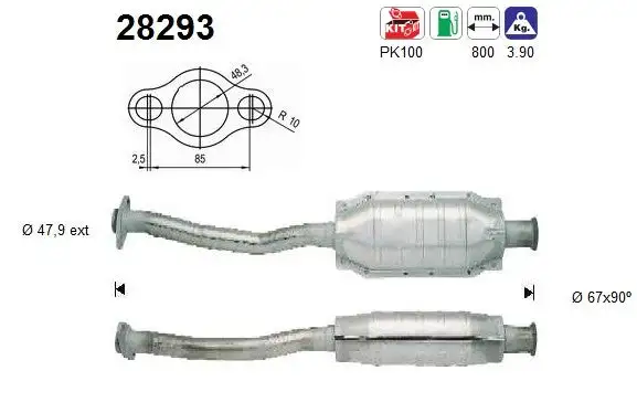 Catalyseur AS  28293